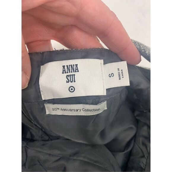Anna Sui For Target Gray Tweed Jumper Dress Size S - Picture 11 of 12